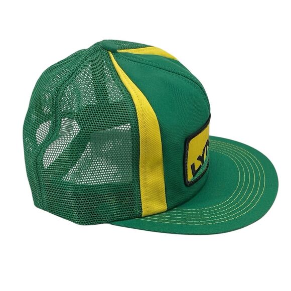 VTG 80s Lynks Seeds Trucker Hat Cap Adjustable K Brand Farmer Snapback USA (H10) - Picture 2 of 9